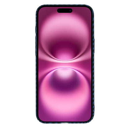 Custodia per Apple iPhone 16 Plus, Techsuit, Carbonite FiberShell, Turchese