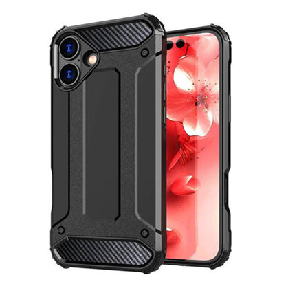 Case for Apple iPhone 16 Plus, Techsuit, Hybrid Armor, Black