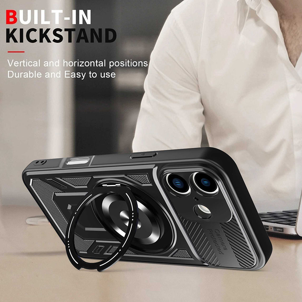 Custodia per Apple iPhone 16 Plus, Techsuit, RuggedCam, Viola