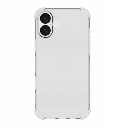 Custodia per Apple iPhone 16 Plus, Techsuit, Shockproof Clear (Foro Grande per Obiettivo), Trasparente