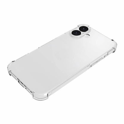 Custodia per Apple iPhone 16 Plus, Techsuit, Shockproof Clear (Foro Grande per Obiettivo), Trasparente