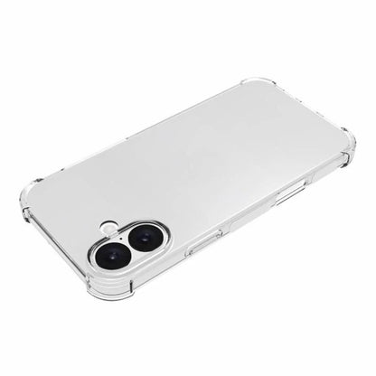 Custodia per Apple iPhone 16 Plus, Techsuit, Shockproof Clear (Foro Grande per Obiettivo), Trasparente