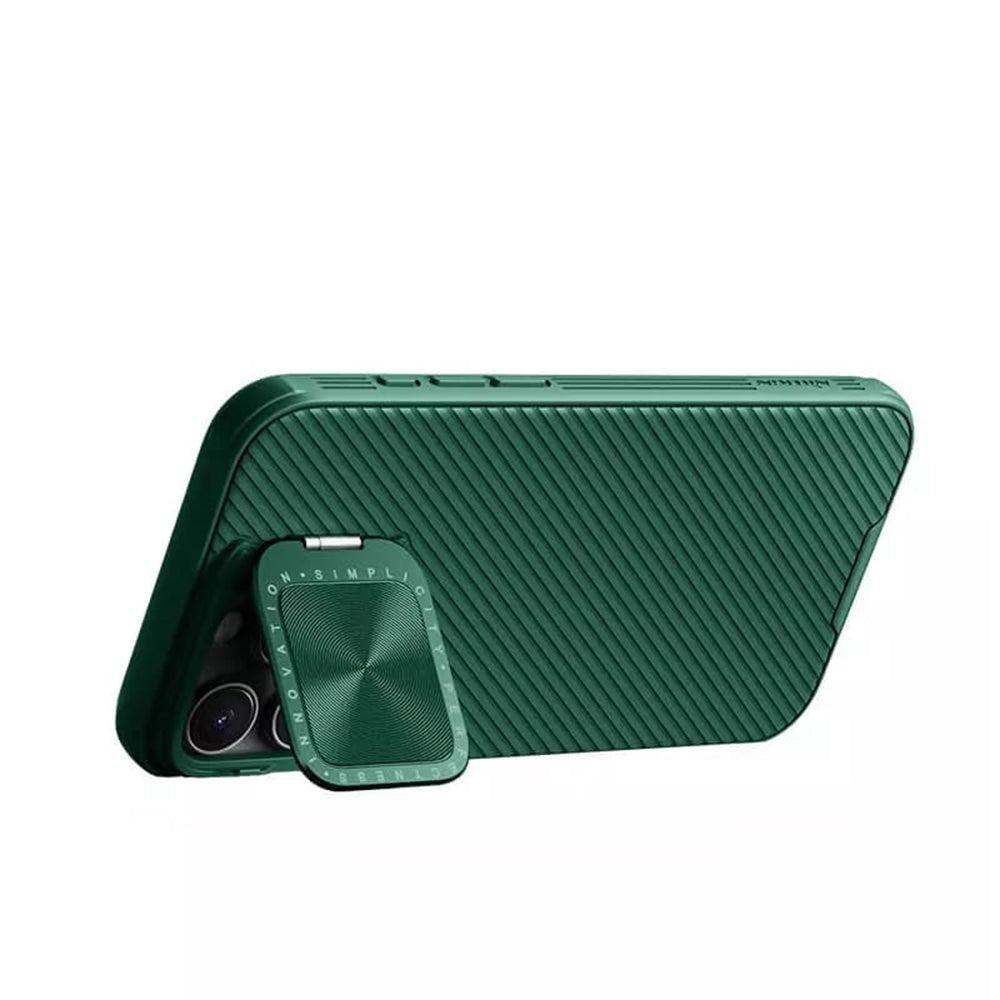 Custodia per Apple iPhone 16 Pro Max, Nillkin, CamShield Prop, Verde