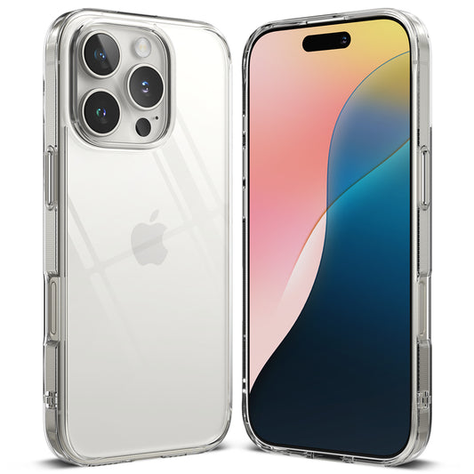 Custodia per Apple iPhone 16 Pro Max, Ringke, Fusion, Trasparente