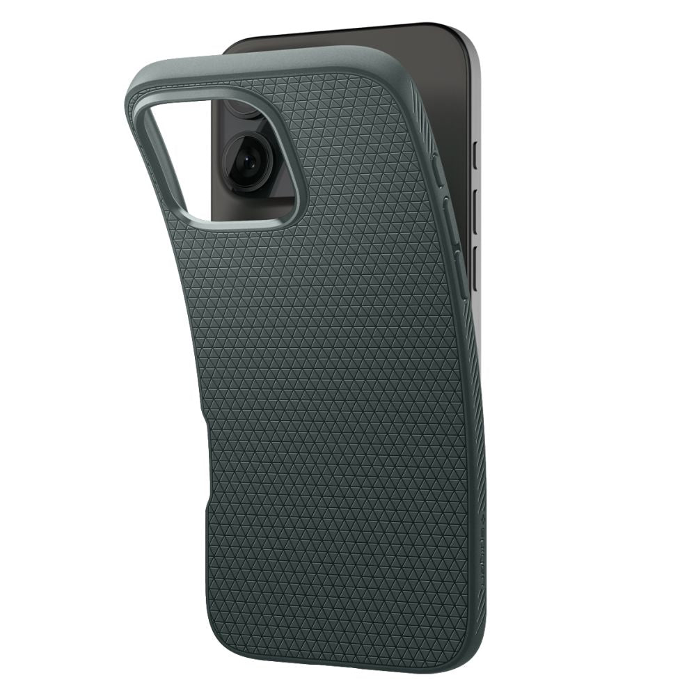Custodia per Apple iPhone 16 Pro Max, Spigen, Liquid Air, Verde