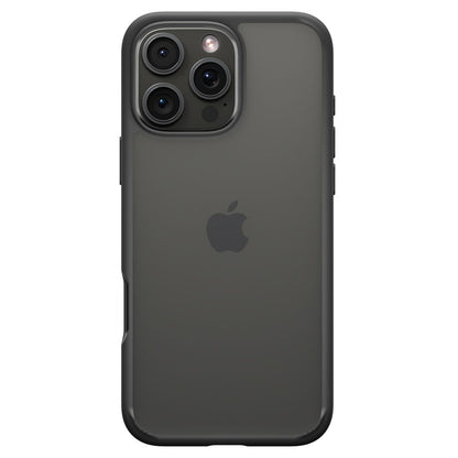 Custodia per Apple iPhone 16 Pro Max, Spigen, Ultra Hybrid, Nero Opaco ACS07996