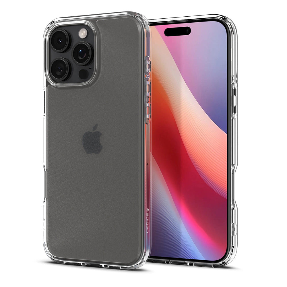 Custodia per Apple iPhone 16 Pro Max, Spigen, Ultra Hybrid, Trasparente Satinata ACS07993