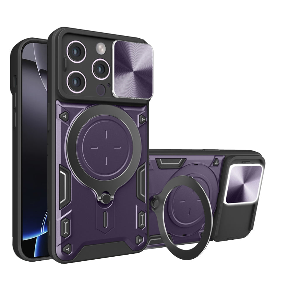 Custodia per Apple iPhone 16 Pro Max, Techsuit, CamGuard Pro, Viola