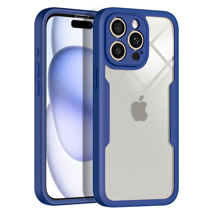 Custodia per Apple iPhone 16 Pro Max, Techsuit, ColorVerse 360, Blu
