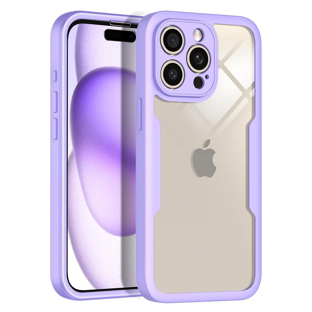 Custodia per Apple iPhone 16 Pro Max, Techsuit, ColorVerse 360, Viola