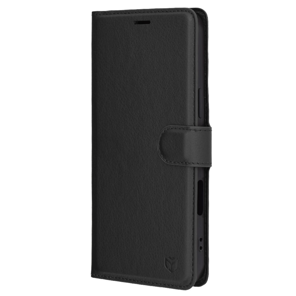 Custodia per Apple iPhone 16 Pro Max, Techsuit, Leather Folio, Nera