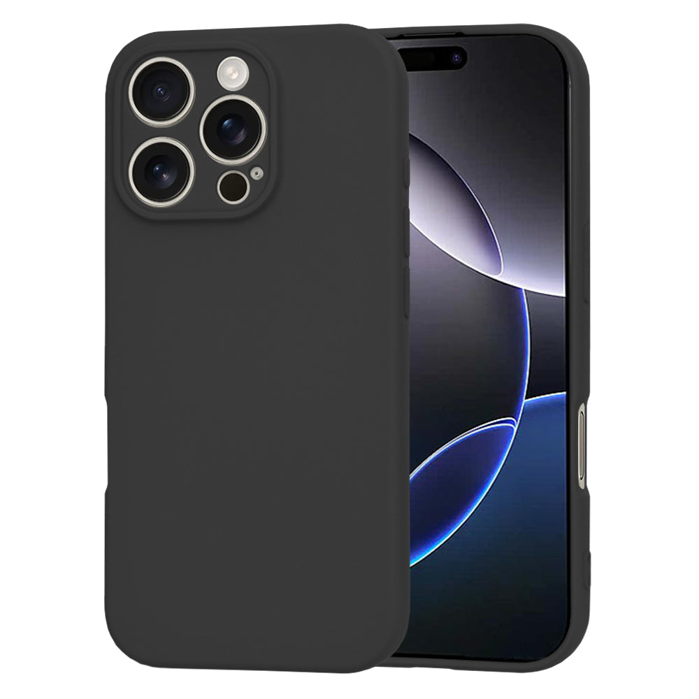 Custodia per Apple iPhone 16 Pro Max, Techsuit, SoftFlex, Nera
