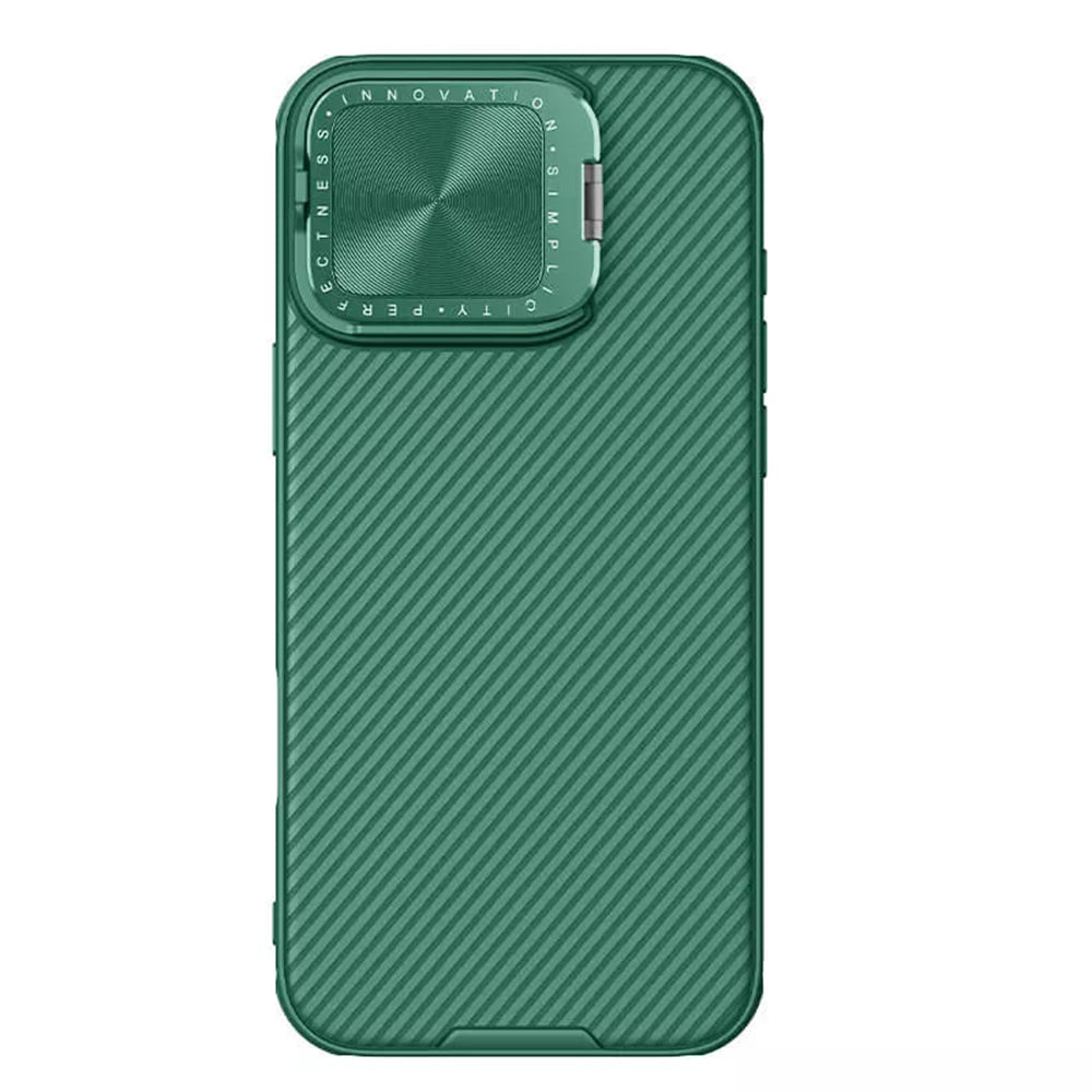 Custodia per Apple iPhone 16 Pro, Nillkin, CamShield Prop, Verde