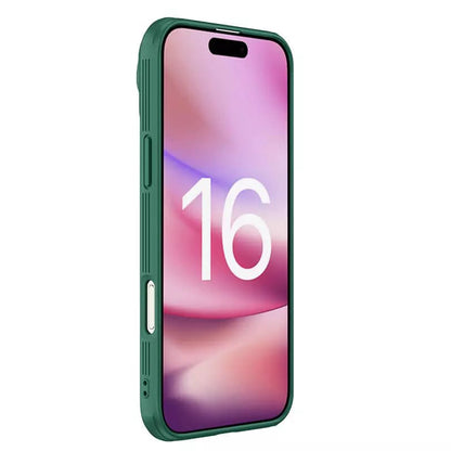 Custodia per Apple iPhone 16 Pro, Nillkin, CamShield Prop, Verde