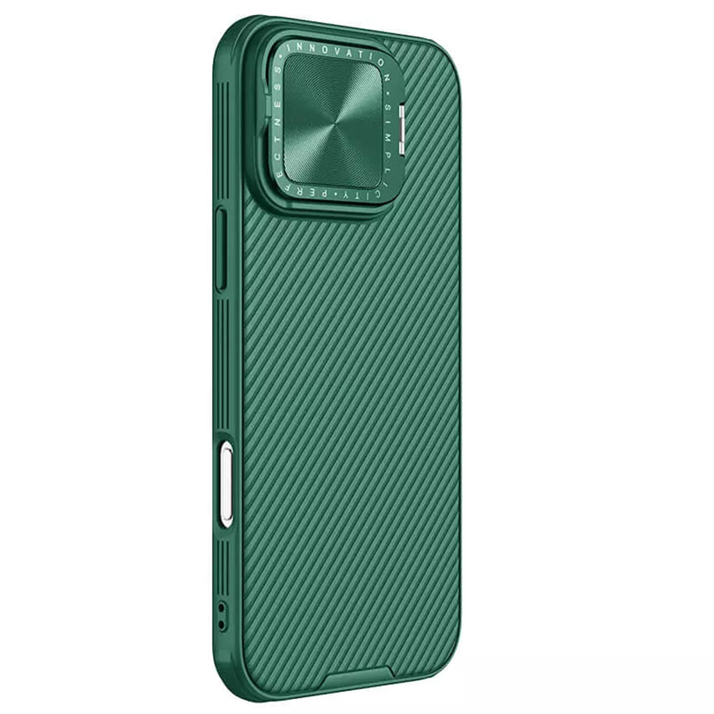 Custodia per Apple iPhone 16 Pro, Nillkin, CamShield Prop, Verde