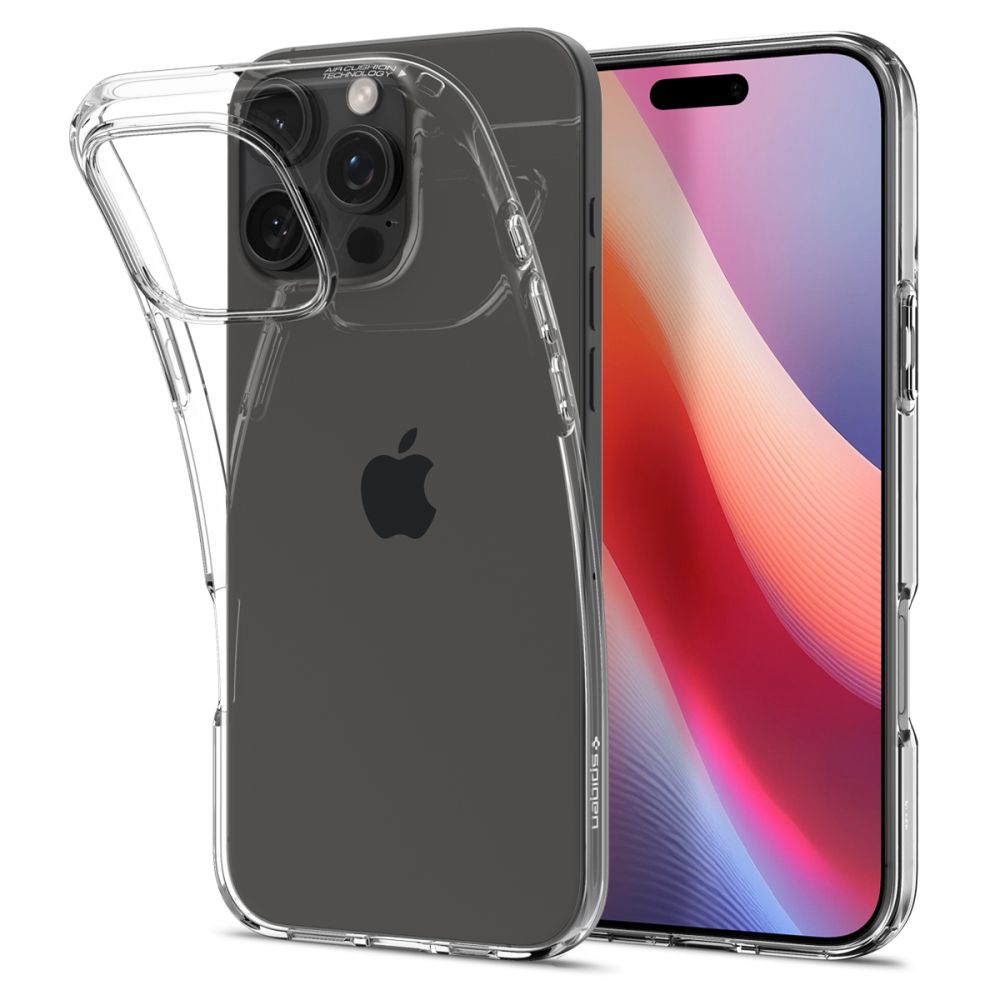 Custodia per Apple iPhone 16 Pro, Spigen, Liquid Crystal, Trasparente ACS08112