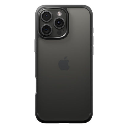 Custodia per Apple iPhone 16 Pro, Spigen, Ultra Hybrid, Nera Opaca