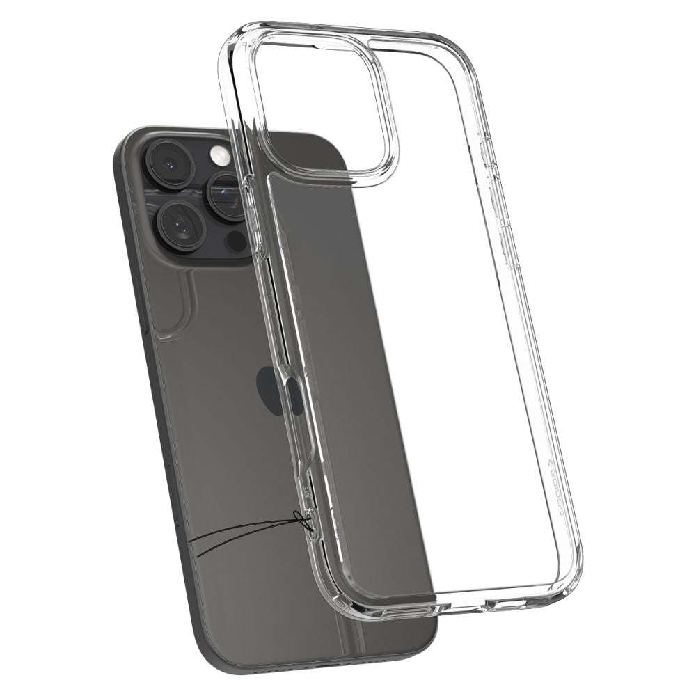 Custodia per Apple iPhone 16 Pro, Spigen, Ultra Hybrid, Trasparente ACS08121