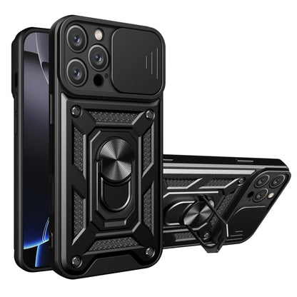 Custodia per Apple iPhone 16 Pro, Techsuit, CamShield, Nera