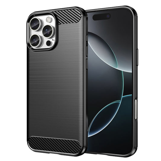 Custodia per Apple iPhone 16 Pro, Techsuit, Carbonio, Nera