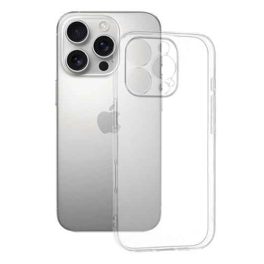 Custodia per Apple iPhone 16 Pro, Techsuit, Chiara, Trasparente