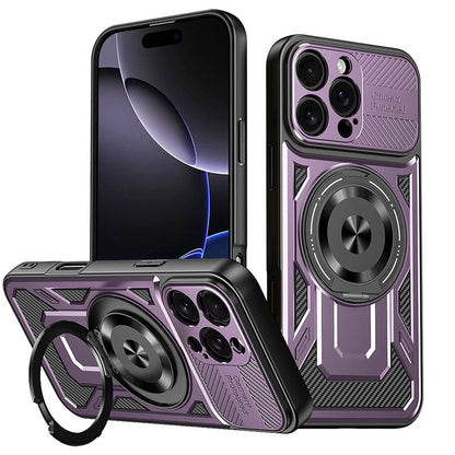 Custodia per Apple iPhone 16 Pro, Techsuit, RuggedCam, Viola