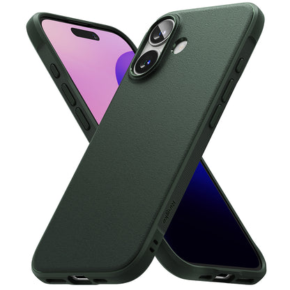 Custodia per Apple iPhone 16, Ringke, Onyx, Verde Scuro