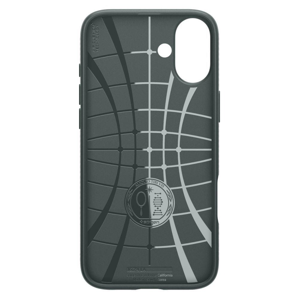 Custodia per Apple iPhone 16, Spigen, Liquid Air, Verde
