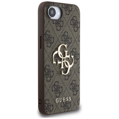 Custodia per Apple iPhone 16e, Guess, 4G Big Logo, Marrone