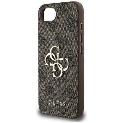Custodia per Apple iPhone 16e, Guess, 4G Big Logo, Marrone