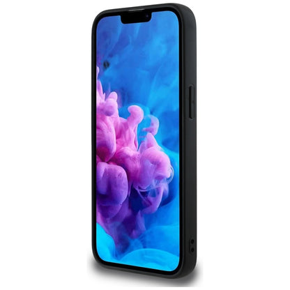 Custodia per Apple iPhone 16e, Guess, Fixed Glitter Big 4G, Nera