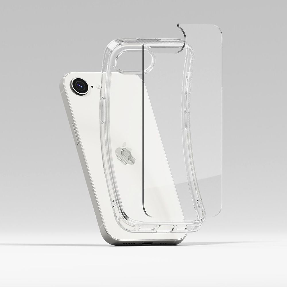 Custodia per Apple iPhone 17e / 16e, Ringke, Fusion, Trasparente