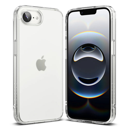 Custodia per Apple iPhone 17e / 16e, Ringke, Fusion, Trasparente Opaca