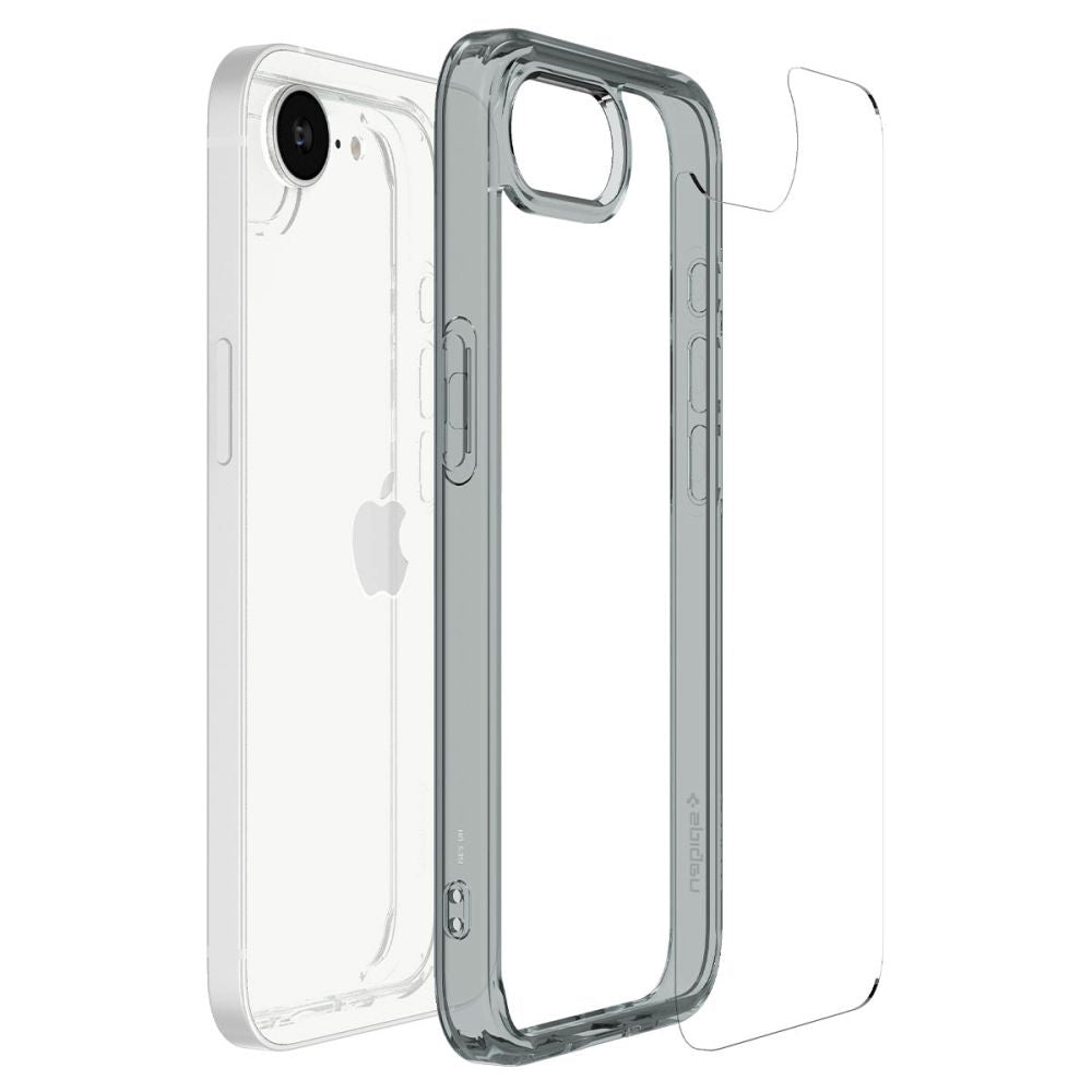 Custodia per Apple iPhone 17e / 16e, Spigen, Ultra Hybrid, Fumé