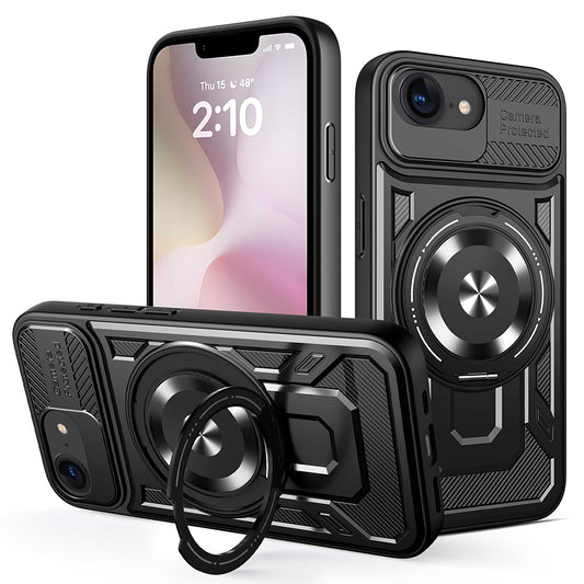 Custodia per Apple iPhone 17e / 16e, Techsuit, RuggedCam, Nera
