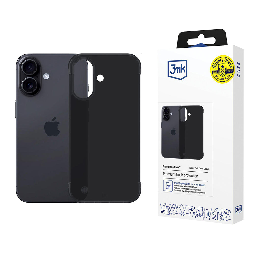 Custodia per Apple iPhone 17, 3MK, Just20g, Nera