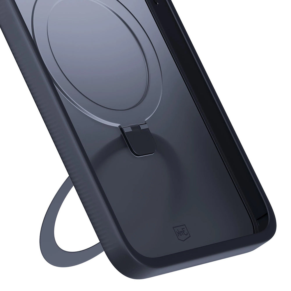 Custodia per Apple iPhone 17, 3MK, Smoke MagStand, Nera