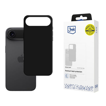 Custodia per Apple iPhone 17 Air, 3MK, Silicone, Nera