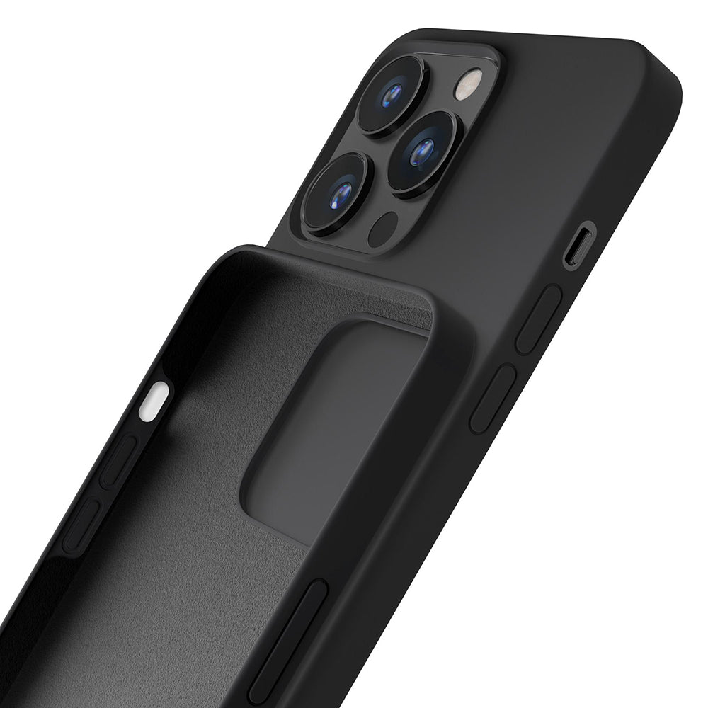 Custodia per Apple iPhone 17 Air, 3MK, Silicone, Nera