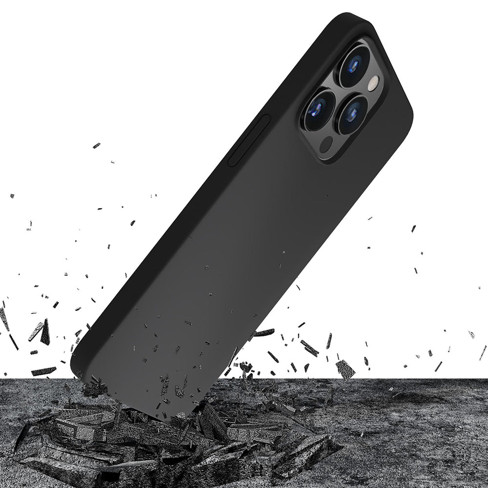 Custodia per Apple iPhone 17 Air, 3MK, Silicone, Nera