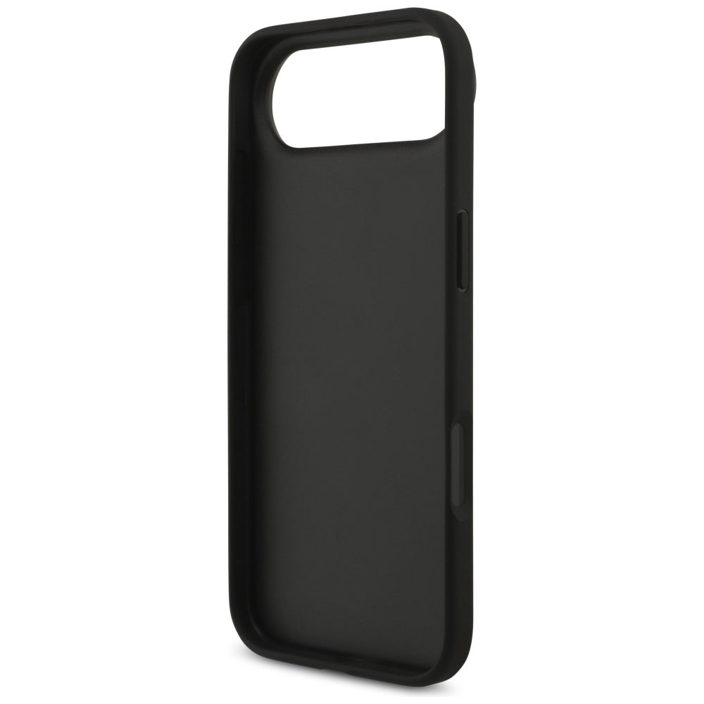 Case for Apple iPhone 17 Air, Guess, 4G Grained Big and Classic Logo, Black
