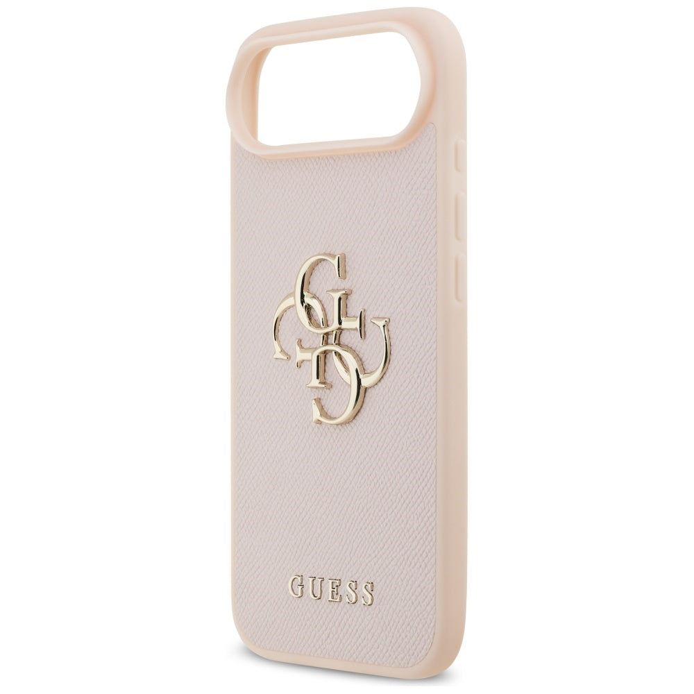 Custodia per Apple iPhone 17 Air, Guess, 4G Grained Big and Classic Logo, Rosa