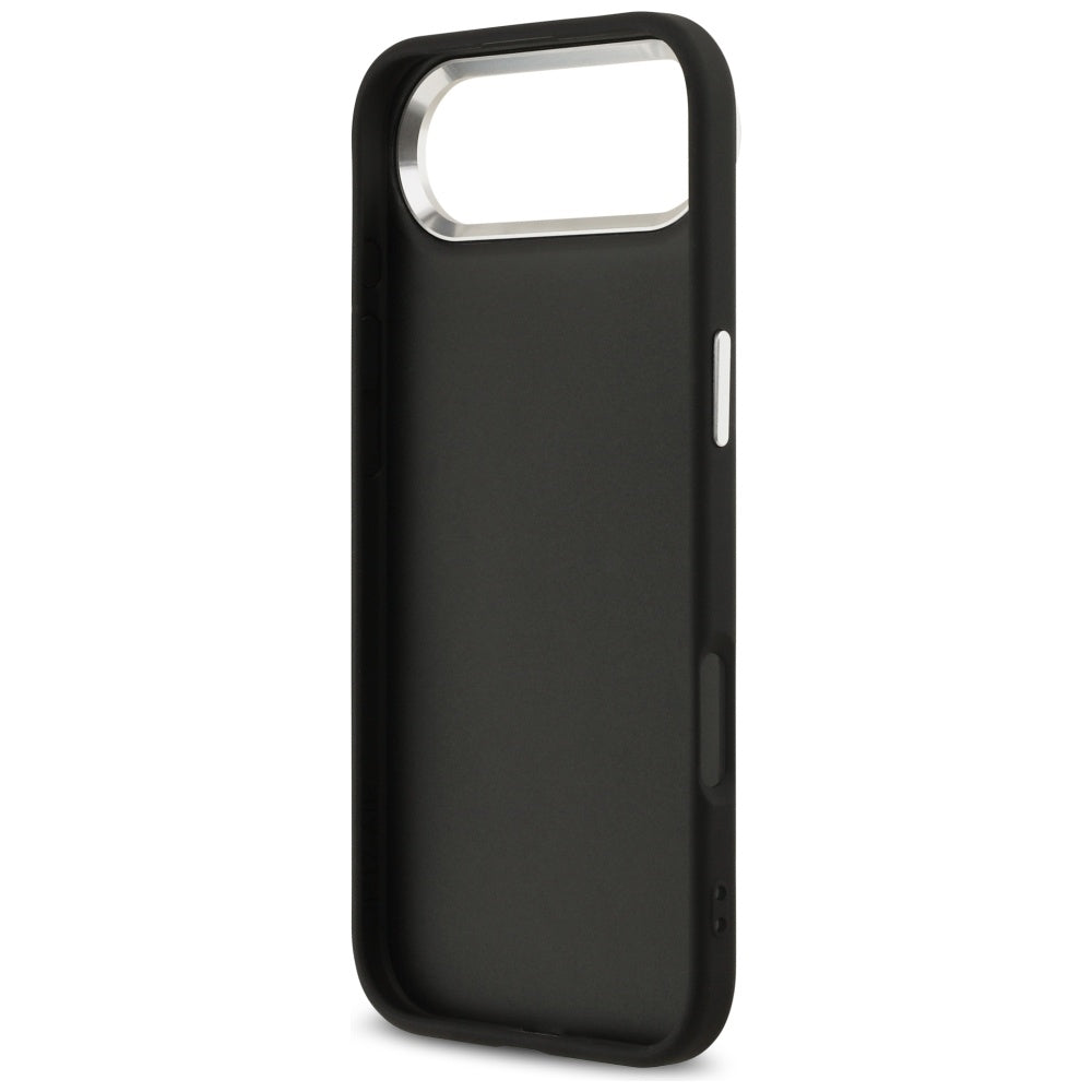Custodia per Apple iPhone 17 Air, Guess, Big 4G Logo Classic, Nera Argentata