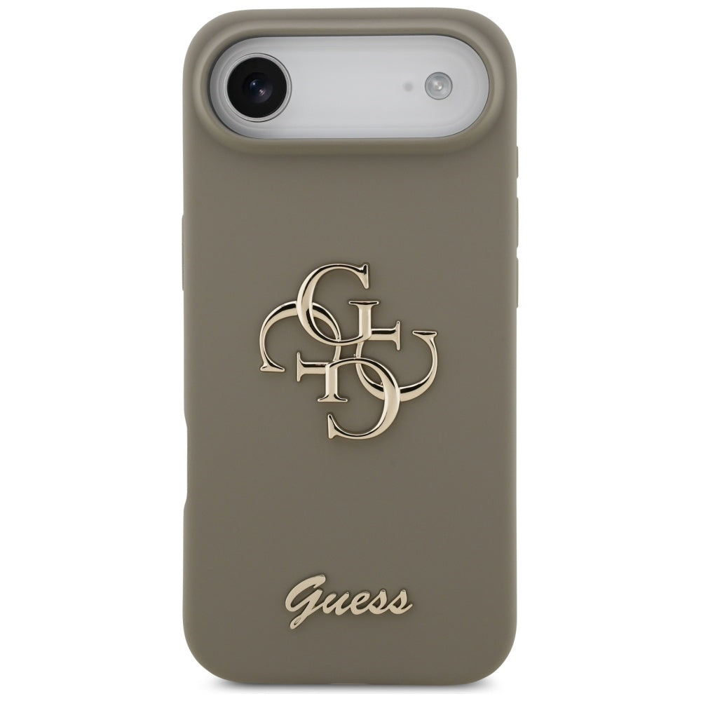 Custodia per Apple iPhone 17 Air, Guess, Big 4G Script, Marrone