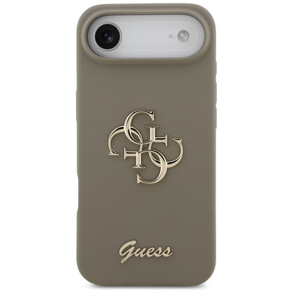 Custodia per Apple iPhone 17 Air, Guess, Big 4G Script, Marrone