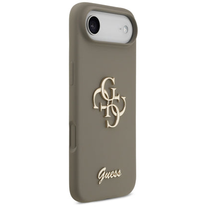 Custodia per Apple iPhone 17 Air, Guess, Big 4G Script, Marrone