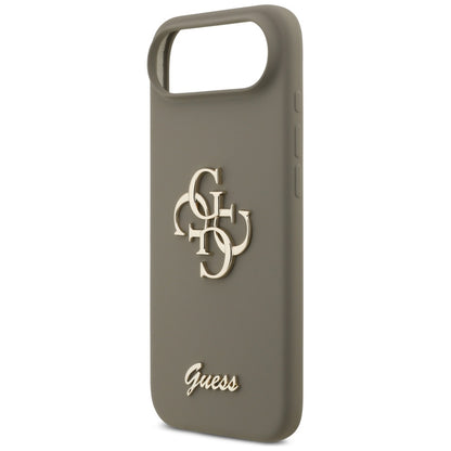 Custodia per Apple iPhone 17 Air, Guess, Big 4G Script, Marrone