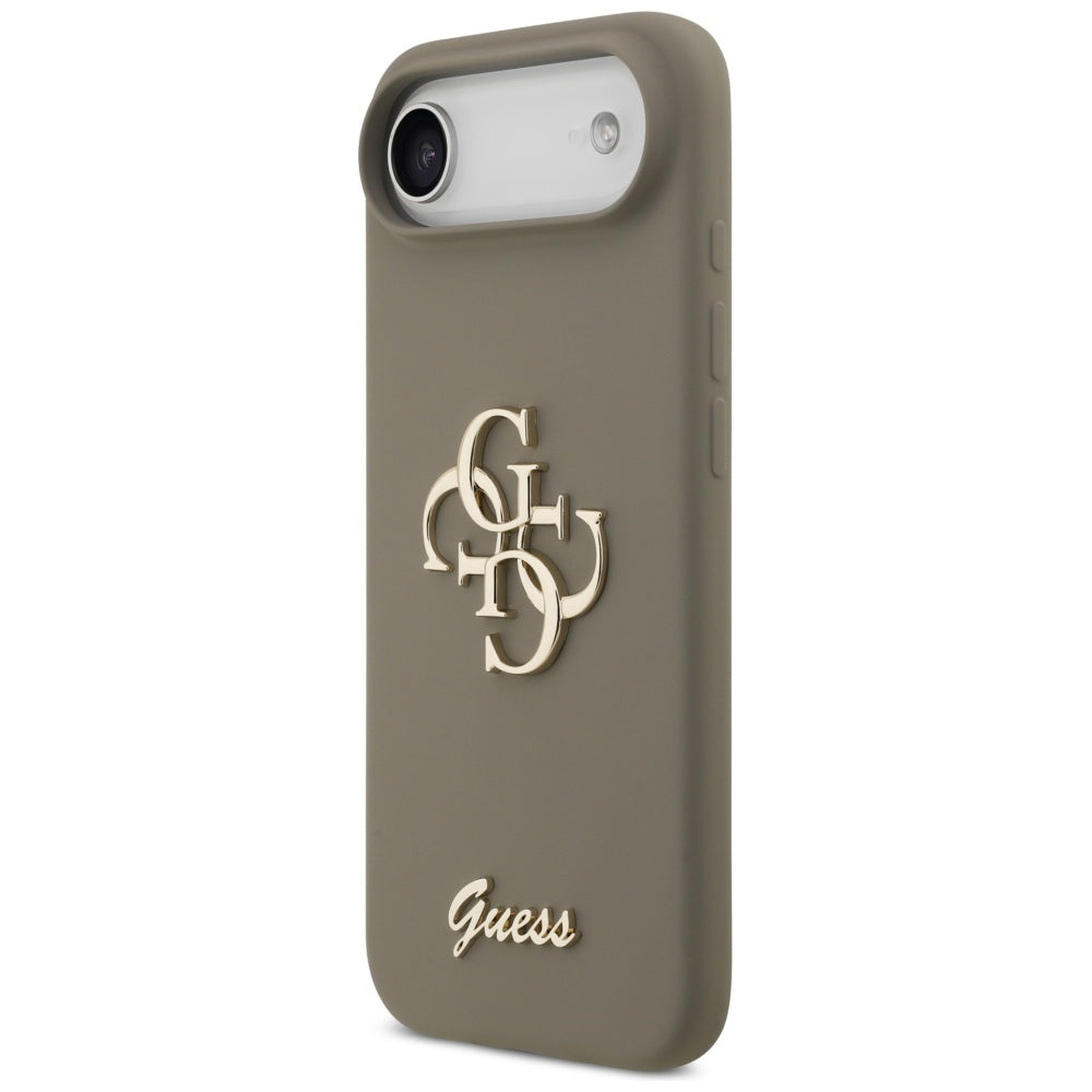 Custodia per Apple iPhone 17 Air, Guess, Big 4G Script, Marrone
