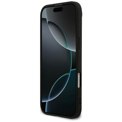 Custodia per Apple iPhone 17 Air, Guess, Fixed Glitter Big 4G, Nera