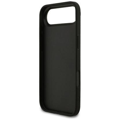 Custodia per Apple iPhone 17 Air, Guess, Fixed Glitter Big 4G, Nera